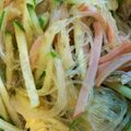 wanin's cooksnap of when they made 給食の味♡春雨サラダ.