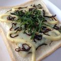 たなばたねずみ's cooksnap of when they made 梅わさび・大葉・胡麻・塩昆布のトースト.