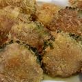 Parmesannn's cooksnap of when they made ゴーヤの肉詰めフライ.