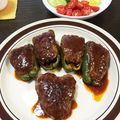 クックG8VCU5☆'s cooksnap of when they made ピーマンの肉詰め.