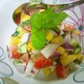 クック2EAMGW☆'s cooksnap of when they made 彩り野菜とキヌアのイスラエル風サラダ.