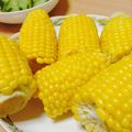 くらりねっと☆'s cooksnap of when they made 甘さ凝縮しわしわにならない！とうもろこし.