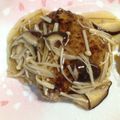 まゆたまごママ's cooksnap of when they made ✿きのこのあんかけ和風ハンバーグ♪.