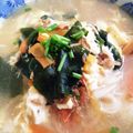 NaNaHannah's cooksnap of when they made 干し桜えびのエスニックにゅうめん.