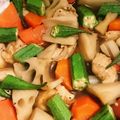 m0345's cooksnap of when they made 筑前煮風 鶏肉のめんつゆ煮.