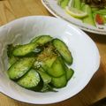 しのばぁたん's cooksnap of when they made きゅうりのナムル.