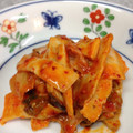 はるときょん's cooksnap of when they made 簡単おつまみ！筍とキムチのオイマヨ炒め♪.
