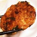 きちばった's cooksnap of when they made 牛蒡の香りほのかに鶏ミンチの磯辺焼.