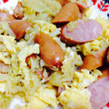 クックIKDMZ5☆'s cooksnap of when they made キャベツと卵とソーセージあっさり炒め物♪.