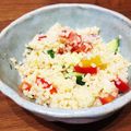 にんさく's cooksnap of when they made 見た目も鮮やか☆クスクスサラダ.