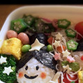 aihamu's cooksnap of when they made 簡単！オクラ☆えのき☆梅干しの胡麻和え.