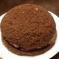 ayaakari's cooksnap of when they made バレンタインに☆ドームチョコレートケーキ.