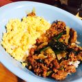 megu819's cooksnap of when they made 美味っ!ひき肉とほうれん草のそぼろ飯.