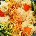 すだちっ子's cooksnap of when they made 七夕に冷やし中華♡天の川で待ち合わせ.