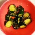 リョクチャ⭐'s cooksnap of when they made お酒のあてに！梅きゅうり♪.