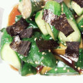 一人鍋's cooksnap of when they made 中華風・海苔きゅうり.