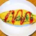 アイリッシュショコラ's cooksnap of when they made ＊朝食に*ほうれん草のオムレツ＊.