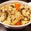 mokomokomokotan's cooksnap of when they made 大豆と塩昆布の土鍋ご飯♪.