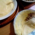 misokoboo's cooksnap of when they made KrusteazのHMで甘くないクレープ.