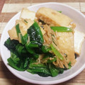 マカロニ公爵's cooksnap of when they made 厚揚げとほうれん草のなめたけ和え.