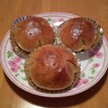 ぷるるんっぱ's cooksnap of when they made ☆簡単☆ＨＢ☆黒糖くるみパン☆ふわり☆.