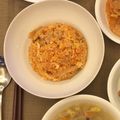nanasworld's cooksnap of when they made ズボラキムチチャーハン.