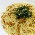 max4995's cooksnap of when they made 一番シンプルで簡単な☆納豆パスタ.
