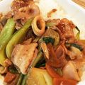 ogu0430's cooksnap of when they made ☆チンゲン菜と豚肉の中華あんかけ☆.