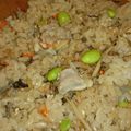 退屈しゅふ's cooksnap of when they made エコで美味しい！鶏煮汁で秋の炊き込みご飯.