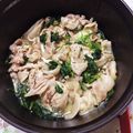 oha2016's cooksnap of when they made 豚肉とほうれん草のチーズ炒め.