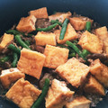 eclat♡'s cooksnap of when they made 厚揚げとひき肉の煮物.