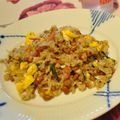 ＷａＴヒロコロ's cooksnap of when they made ベーコンの旨味たっぷり☆納豆炒飯.