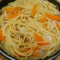 Elly’s's cooksnap of when they made フライパンひとつで出来るスープパスタ.