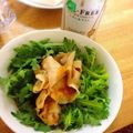 広野のタイタン's cooksnap of when they made ココナッツオイルで☆春菊と豚肉の南国ご飯.