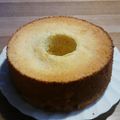 FruitGirl's cooksnap of when they made ヨーグルトと桃のシフォンケーキ.