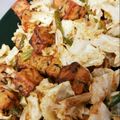 Dだっく's cooksnap of when they made アスパラキャベツと厚揚げのマヨポン炒め.