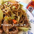 しおりのテーマ's cooksnap of when they made ＋＠でつまみになる☆ソース焼きそば！.