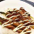 たぐっちゃん◎'s cooksnap of when they made 俺のアスパラベーコン丼！さっぱり梅干し味.