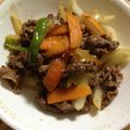 nokomori's cooksnap of when they made 牛こまと野菜のご飯がすすむ甘辛味噌炒め.