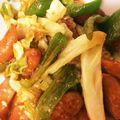 ロンロン草原's cooksnap of when they made ソーセージ回鍋肉.