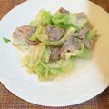 popomari's cooksnap of when they made 豚コマとキャベツのナンプラー炒め.