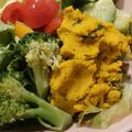 sakuhim's cooksnap of when they made レンジで簡単☆シンプルなかぼちゃサラダ♪.