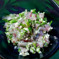 エソラ86's cooksnap of when they made あじの三枚おろしからのたたき.