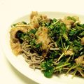 tsuna_P27's cooksnap of when they made 冷でも温でも！ピリ辛肉ねぎそばつけ麺.