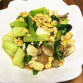 ちょこぷに's cooksnap of when they made 炒めるだけ簡単中華☆青梗菜・海老の卵炒め.