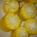 娘らぶまま's cooksnap of when they made 簡単♪レンジで5分 とうもろこし チン.