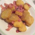 xxmaivv's cooksnap of when they made さつまいもとベーコンのバターソテー.