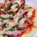 ふくみさまる's cooksnap of when they made フライパンで♥ご飯入りもっちりライスピザ.