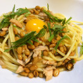 しゅーじさん's cooksnap of when they made 超簡単☆ツナと納豆和え和風パスタ.