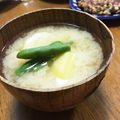 YUKIKI☆'s cooksnap of when they made 定番のお味噌汁をいんげんで♪.